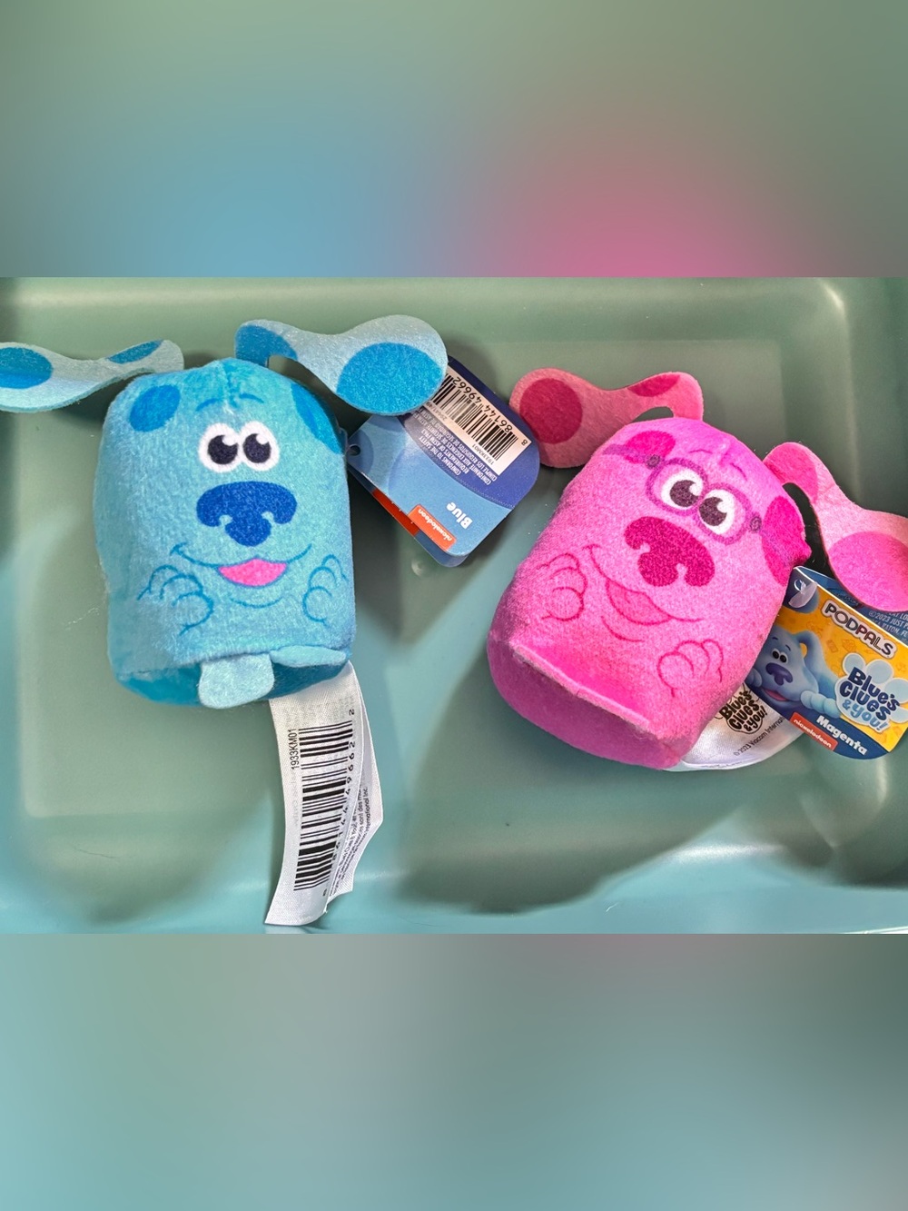 Blue’s Clues Set of Pod Pals - Blue & Magenta